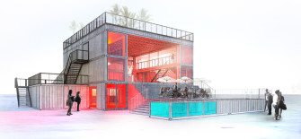 TwoTimesTwentyFeet_Event_hall_Mobile_Container_hall_Promotion_container_2x20ft_container_architecture_cargotecture_container_swimming_pool_hospitality_exhibition_arts_gallery