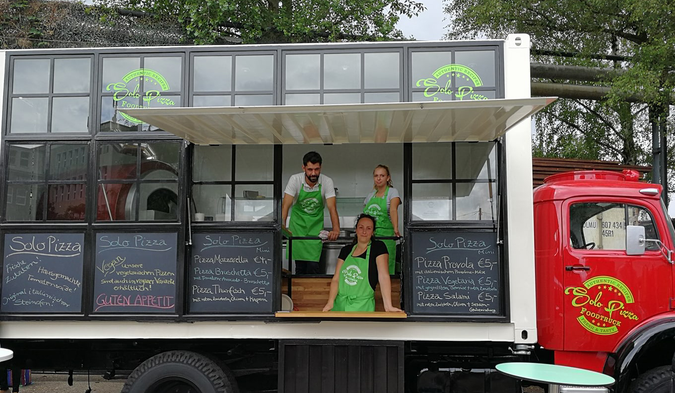 Foodtruck Container Solo Pizza 2017 2x20ft Experts In Container Architecture